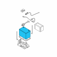 OEM 2002 Nissan Sentra Batteries Diagram - 244104Z400