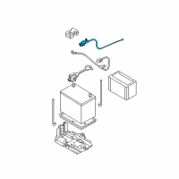 OEM 2001 Nissan Sentra Cable Assy-Battery To Starter Motor Diagram - 24110-5M000