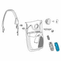 OEM Jeep Cherokee Switch-Front Door Diagram - 68141892AA