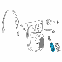 OEM 2020 Jeep Cherokee Switch-Front Door Diagram - 68271206AB