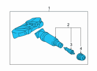 OEM 2020 BMW M340i Wheel Electronics Module, Rd Diagram - 36-10-6-877-937