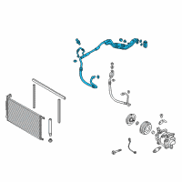 OEM Hyundai Elantra Tube Assembly-Suction & Liquid Diagram - 97775-M6150