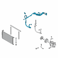 OEM 2020 Hyundai Elantra Tube Assembly-Suction & Liquid Diagram - 97775-M6150