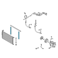 OEM 2020 Kia Forte Seal-Condenser Diagram - 97798F2200