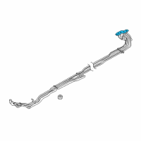 OEM 2007 Nissan Armada Pipe - Cooler Diagram - 92470-ZE00A