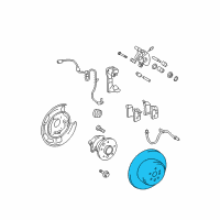 OEM 1994 Toyota Camry Rotor Diagram - 42431-33030