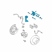 OEM 2004 Toyota Highlander Caliper Diagram - 47850-48070