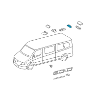 OEM 2007 Dodge Sprinter 2500 Lamp-Courtesy Diagram - 68017598AA