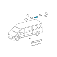 OEM 2009 Dodge Sprinter 2500 Lamp-Courtesy Diagram - 68017599AA