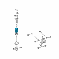 OEM 2016 Toyota Camry Coil Spring Diagram - 48231-06800