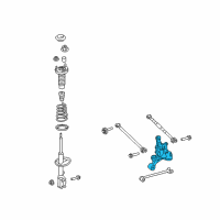 OEM Toyota Avalon Knuckle Diagram - 42305-06130
