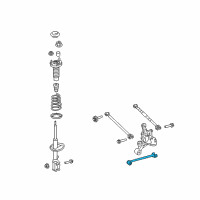 OEM Toyota Strut Rod Diagram - 48780-06091