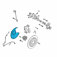 OEM 2021 Hyundai Tucson Cover-Dust RR, LH Diagram - 58243-D3710