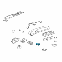 OEM Lincoln Navigator Window Switch Diagram - F75Z14529AA