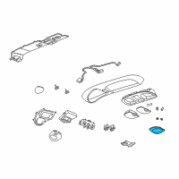 OEM Ford Expedition Map Lamp Diagram - F75Z-13761-AB