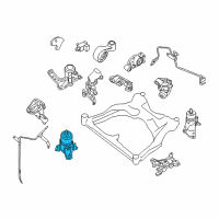 OEM 2011 Nissan Murano Engine Mounting Insulator Assembly, Front Diagram - 11270-1AA1E