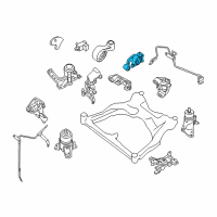 OEM 2015 Nissan Quest Engine Mount Diagram - 11360-JP00B