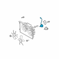 OEM 2010 Scion tC Fan Motor Diagram - 16363-37090