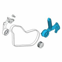 OEM Kia Niro EV TENSIONER ASSY-HYDRA Diagram - 2528303HA2