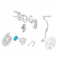 OEM Hyundai Tucson Tone Wheel-Rear Diagram - 52714-2E000