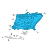 OEM Ford Expedition Composite Headlamp Diagram - JL1Z-13008-M