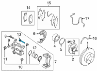 OEM 2021 Nissan Versa Pin Diagram - 44140-JA00A