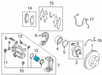 OEM Nissan Kicks Piston-Cylinder Diagram - 41121-5RB0A