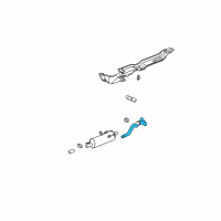 OEM 2003 Dodge Ram 1500 Tail Pipe Diagram - 52110200AB