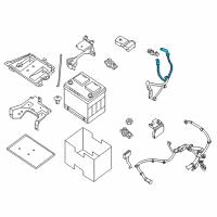 OEM 2015 Nissan Pathfinder Cable Assy-Battery Earth Diagram - 24080-3JV0A