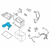 OEM Infiniti QX60 Bracket Assy-Power Head Diagram - 75860-3JV0A