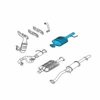 OEM 2001 Ford Escape Converter Diagram - YL8Z-5E212-AA