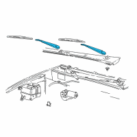 OEM 2007 Ford Ranger Wiper Arm Diagram - 6L5Z-17526-A