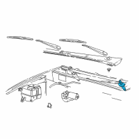 OEM 2007 Ford Ranger Arm & Pivot Assembly Diagram - 6L5Z-17567-AA