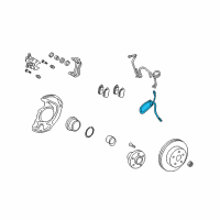 OEM Toyota Highlander Brake Hose Diagram - 90947-A2053