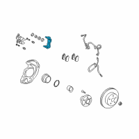 OEM 2015 Lexus RX450h Mounting, Front Disc Brake Cylinder, RH Diagram - 47721-48150