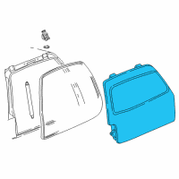 OEM 2005 Lincoln Aviator Lift Gate Diagram - 2C5Z-7840010-AA