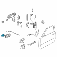 OEM 2000 Honda Insight Switch Assy., Auto Door Lock Diagram - 35380-SZ3-A01