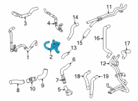 OEM 2022 Lexus LC500 Hose Sub-Assembly, RADIA Diagram - 16058-31050