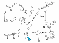 OEM 2021 Lexus LC500 Hose, Radiator Diagram - 16571-31440