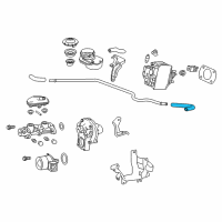 OEM Honda Accord Hose, Reservoir Tank (B) Diagram - 46673-T3V-A01