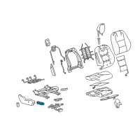 OEM 2011 Chevrolet Camaro Adjuster Switch Diagram - 92225806