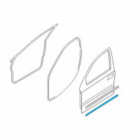 OEM 2009 Ford Taurus X Lower Seal Diagram - 5F9Z-7420272-AA