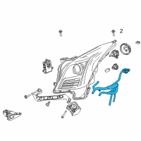 OEM Cadillac XTS Wire Harness Diagram - 22968084