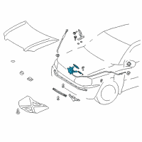 OEM 2004 Toyota Highlander Latch Diagram - 53510-48041