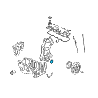 OEM 2006 Honda Civic Oil Seal (40X55X7) (Nok) Diagram - 91212-PWA-003