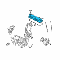 OEM Honda Cover, Cylinder Head Diagram - 12310-PZA-000