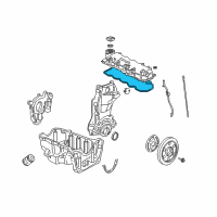 OEM Honda Civic Gasket, Cylinder Head Cover Diagram - 12341-PZA-000