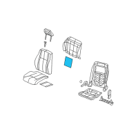 OEM Jeep Pad-Seat Back Diagram - 68140083AA