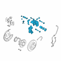 OEM 2016 Kia Forte5 Caliper Kit-Rear Brake Diagram - 58311A5B31