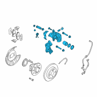 OEM 2014 Kia Forte5 Caliper Kit-Rear Brake Diagram - 58311A5B31